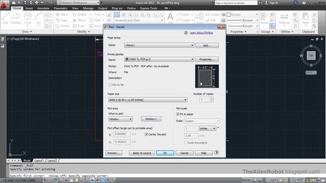 AutoCAD 2012 Introduction Training-1501 Quick plots смотреть онлайн