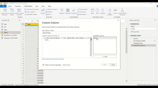 Power BI Abstract Thesis Episode 66: Power Query Calendar- Financial Year and Financial Month смотреть онлайн