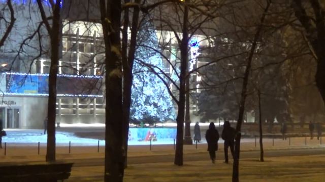 Первый снег в Черкассах. Cherkassy City. смотреть онлайн