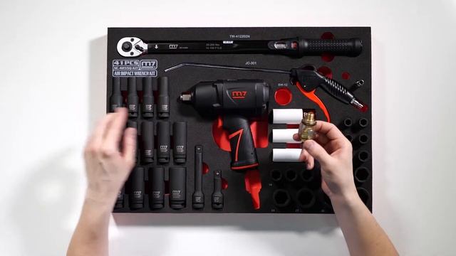 Набор пневмоинструмента MIGHTY SEVEN NC-4255QA смотреть онлайн