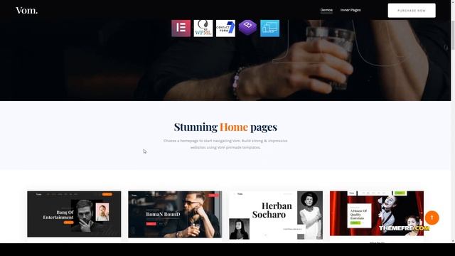 Vome - Multipurpose Film Studio Movie Production WordPress Theme film film online Build Website смотреть онлайн