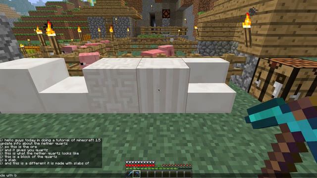 Minecraft How To Survive Tutorial ~E-17 Nether Quartz Help (Crafting And Blocks)* смотреть онлайн