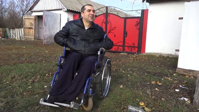 Необычная мотоколяска инвалида из Юрасовки. смотреть онлайн