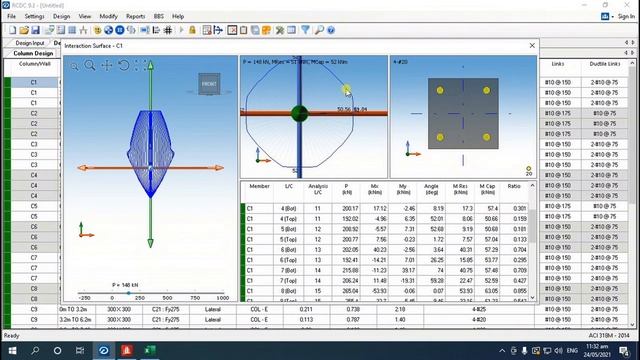 COLUMN DESIGN( SPREADSHEET VS RCDC). PART1 смотреть онлайн