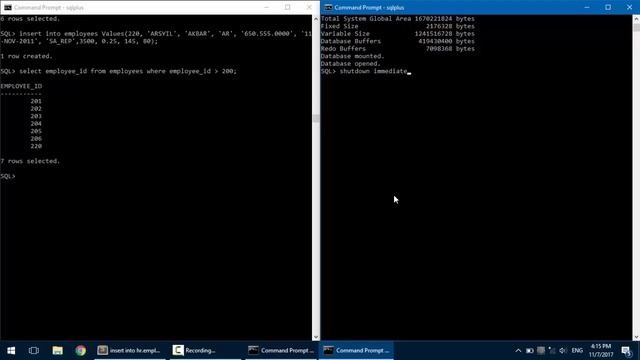 Shutdown Abort, Immediate, dan Transactional di Oracle Database смотреть онлайн