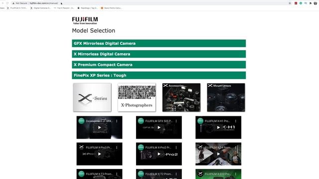 Fujifilm Camera Manuals смотреть онлайн