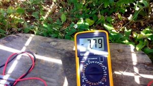 Не большой обзор тестера DT-9208A + Тест самодельной солнечной батареи