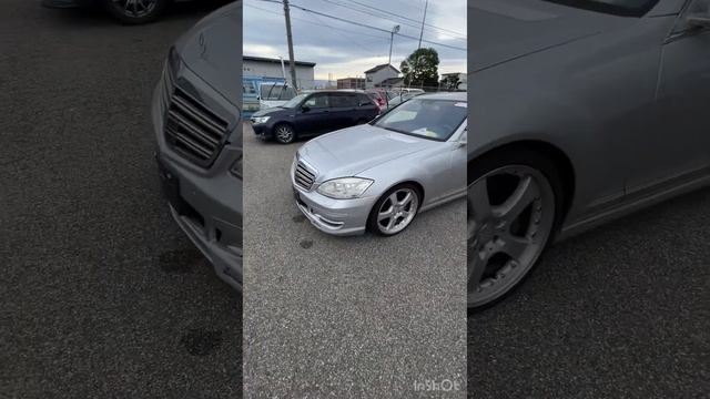 Mercedes Benz S550 левый руль в Японии. Готовим к погрузке на корабль в РФ смотреть онлайн