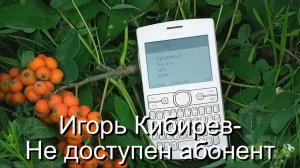 Игорь Кибирев - Не доступен абонент.сл Н. Геут, муз И.Кибирев