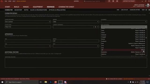 Aurora Builder - How to Generate your Character Sheets смотреть онлайн
