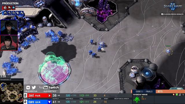 ПРОЩАЛЬНЫЙ ФИНАЛ Чемпиона | GSL 2021 Season 3 FINAL Zest vs Cure - Корейский StarCraft II смотреть онлайн