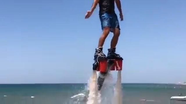 Флайборд - высадка на берег