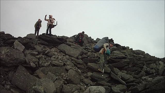 Поход 2017. Ловозёрские тундры. Наверху