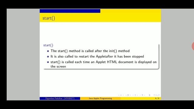 Java Applet Programming смотреть онлайн
