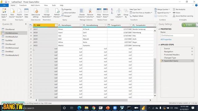 Append vs Merge in Power BI 2021 Part 1 смотреть онлайн