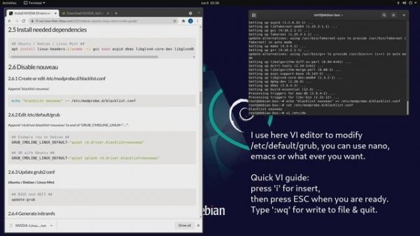 Debian 11 / 10 / Sid NVIDIA Drivers Install [535.54.03, 525.125.06, 470.199.02, 390.157, 340.138]