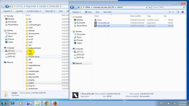 How to install 3D Max v ray and Activate 3D Max and V ray in 3D Max 2012 windows 7 x64 смотреть онлайн