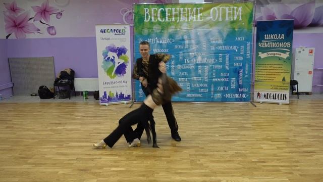 Хастл C-class, Весенние огни 2017, Бакайкин-Данилова смотреть онлайн