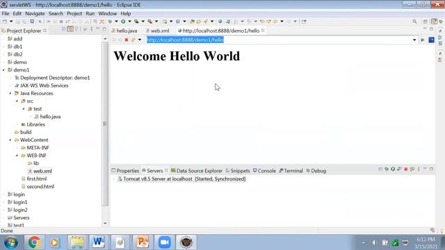 Web Development with Java Servlets смотреть онлайн