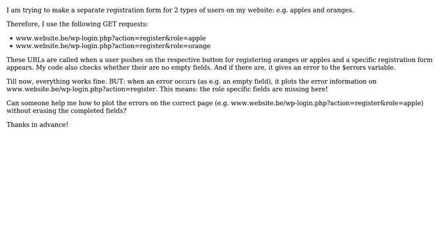 Wordpress: Redirect after empty register form смотреть онлайн