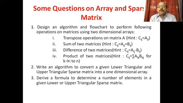Data Structure (Part 5) - Sparse Matrix and Applications of Array смотреть онлайн
