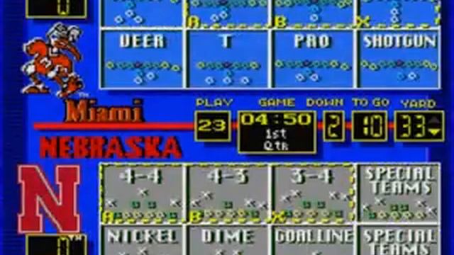 College Football USA '97-The Road to New Orleans - (SNES-Super Nintendo Entertainment System) смотреть онлайн