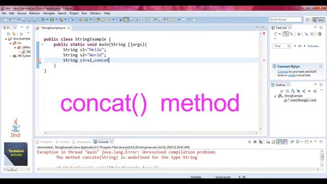 String Class methods in Java | OOP in Java | Java Tutorial for Beginners смотреть онлайн