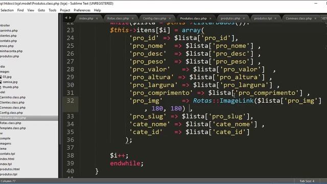 Loja Virtual com PHP 7 - Aula 56 - Arquivo thumb para edição na imagem смотреть онлайн
