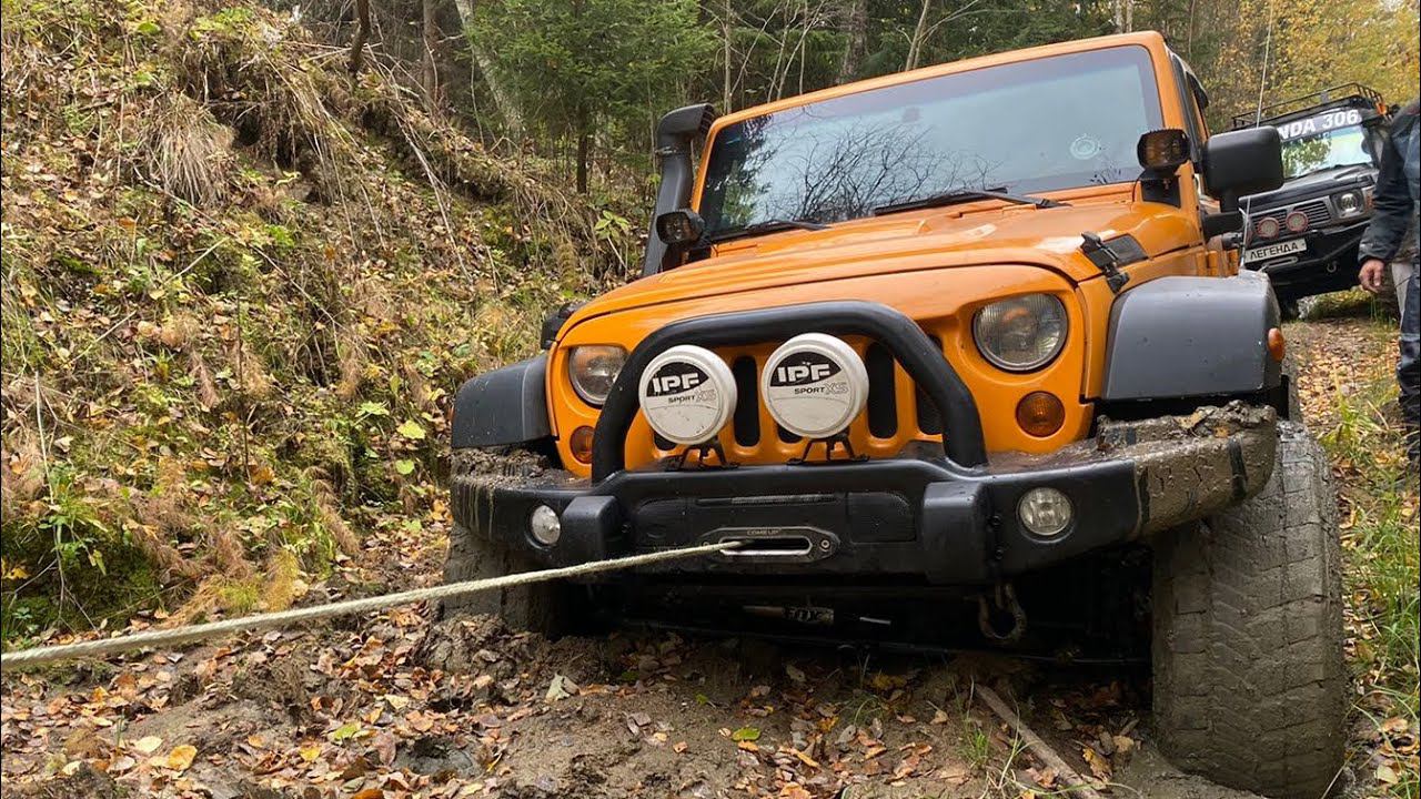 Nissan patrol на V8, TD42 и TB48, Rubicon, Suzuki jimny против осеннего бездорожья) смотреть онлайн