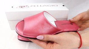 Женские тапочки из кожи Pellagio – Эксклюзивная новинка