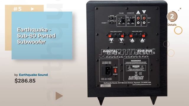 Earthquake Sound Subwoofers // Home Audio Best Sellers смотреть онлайн