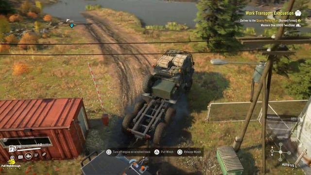 Work Transport Evacuation - SNOWRUNNER | Season 9 Full Gameplayu Walkthrough смотреть онлайн