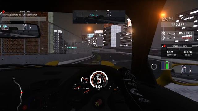 Assetto Corsa RX-7 Tuned @ C1 Inner With HUD смотреть онлайн