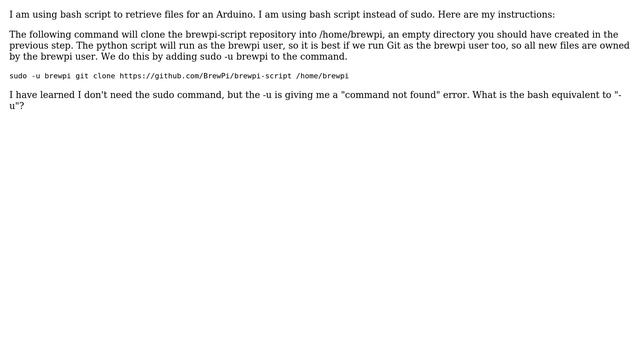 Unix & Linux: Sudo command in bash смотреть онлайн