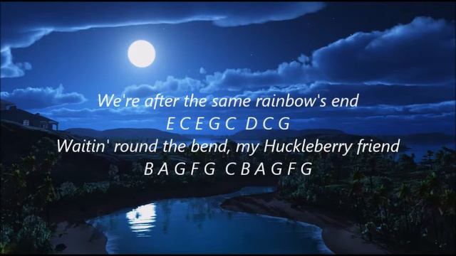 Moon River [Breakfast at Tiffany's] Lyrics/Notes Flute смотреть онлайн