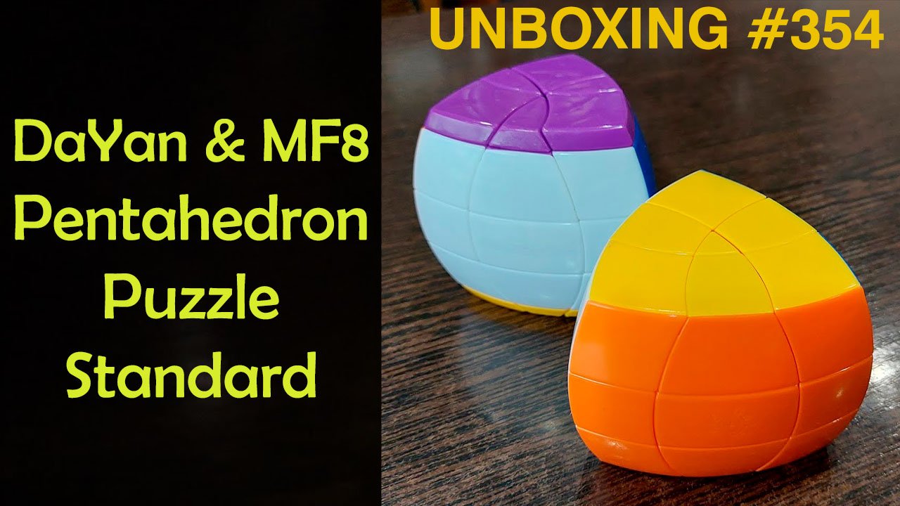 Unboxing №354 DaYan & MF8 Pentahedron Puzzle 3-layer, 5-layer | Стандартные Пентаэдры. Обзор смотреть онлайн