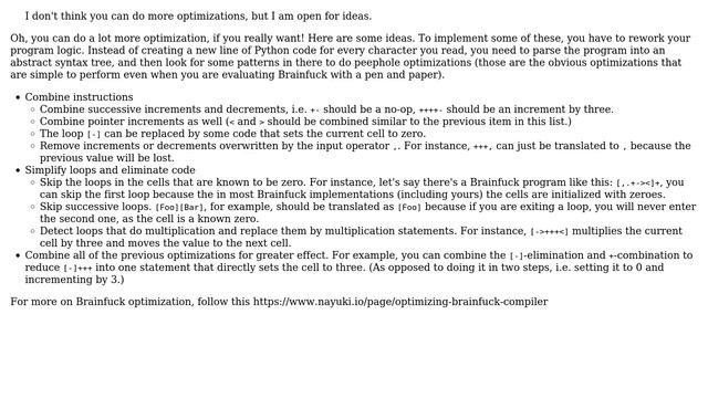 Code Review: Brainfuck to Python compiler (2 Solutions!!) смотреть онлайн