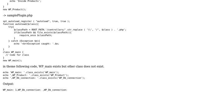 Wordpress: How to access classes in theme of a plugin? смотреть онлайн
