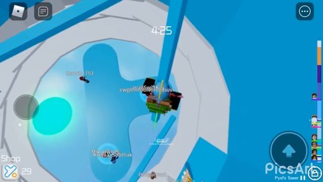 Играю tower of hell с телефона смотреть онлайн