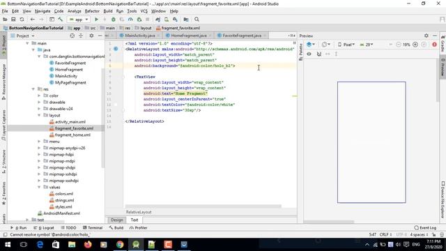 BottomNavigationView with Fragments + ViewPager in Android - [Android Tutorial - #03] смотреть онлайн