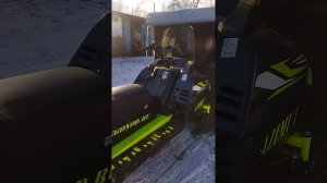 Как загрузить снегоход не на ходу в прицеп? один из способов