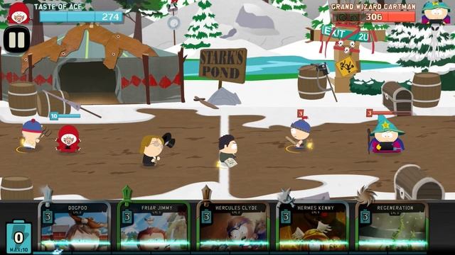 POSEIDON STAN GLITCH - BEATING GRAND WIZARD CARTMAN (55) | South Park Phone Destroyer смотреть онлайн