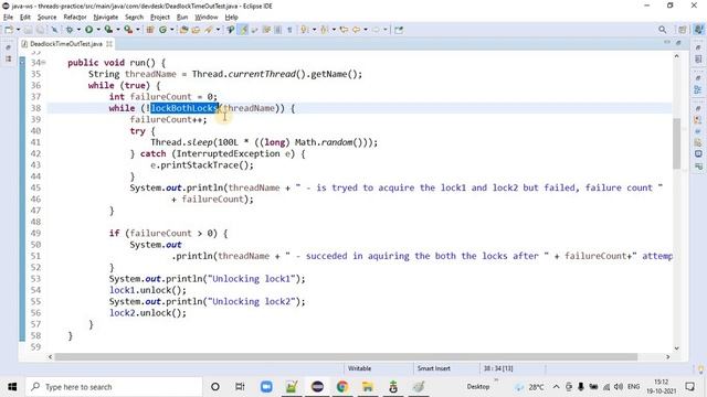 Java Deadlock Prevention смотреть онлайн