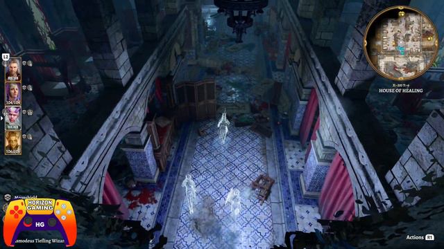 Wake up Art Cullagh - Investigate the House of Healing - Baldur's Gate 3 PS5 Console Controller смотреть онлайн