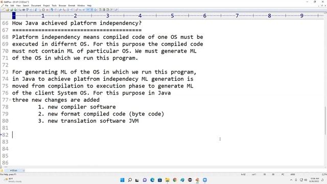 09 Day 8 Core Java смотреть онлайн