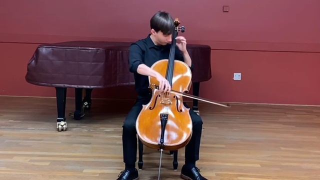 Gaspar Cassado Cello Suite 1st mvmt take 2 смотреть онлайн