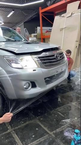 Бронирование морды Toyota Hilux