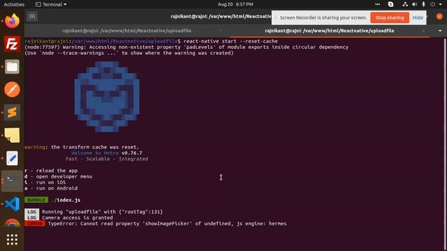 TypeError: Cannot read property 'showImagePicker' of undefined, js engine: hermes смотреть онлайн