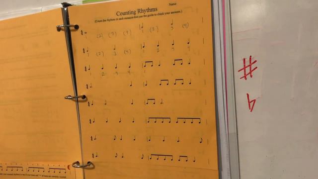 Music 100 Training Video 10a Counting Rhythms Worksheet 1 смотреть онлайн