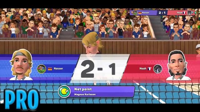 MINI TENNIS NOOB VS PRO VS GOD смотреть онлайн